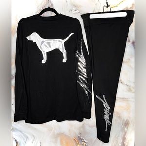 Bling Large Halloween Skeleton Set L/S